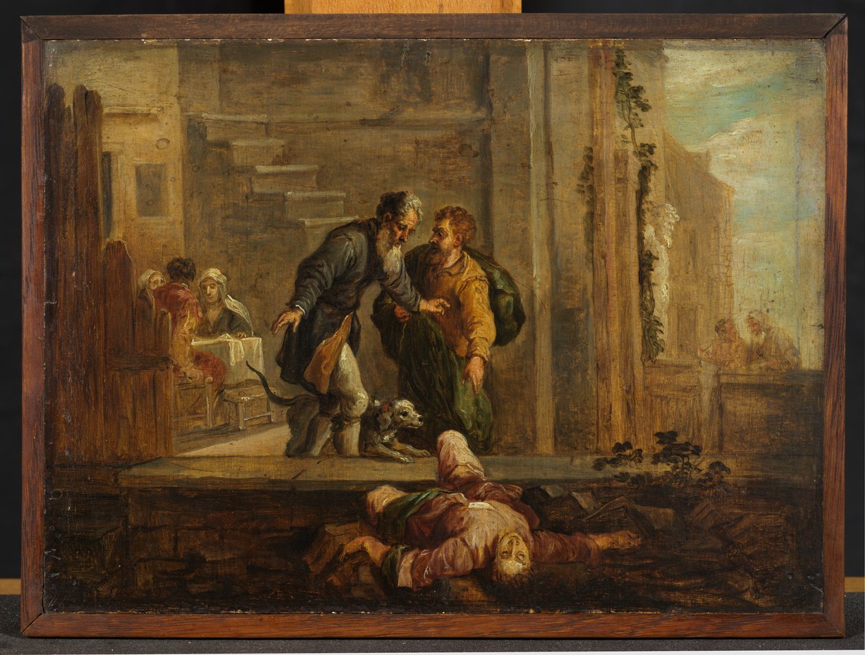 टोबिट और मृत इस्राएली (डोमेनिको फेट्टी के बाद) 作者 大卫·特尼尔斯（David Teniers）