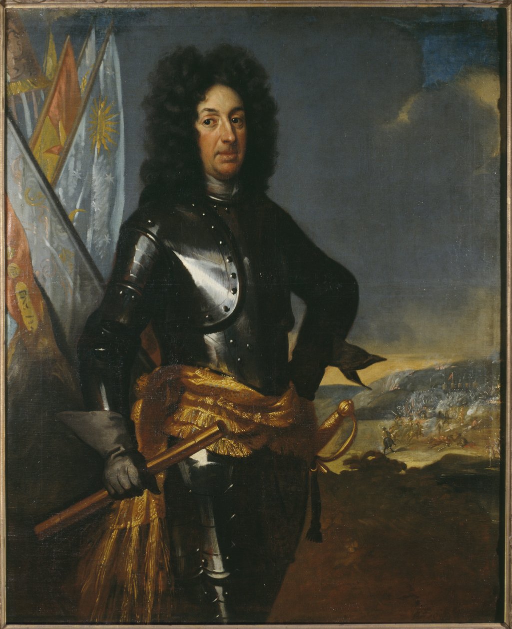 Le comte Adam Ludvig Lewenhaupt, general suedois - 伯爵 Adam Ludvig Lewenhaupt (1659-1719) 的肖像，作者 Krafft, David, von (1655-1724)。 布面油画。 尺寸：144x117 厘米。 斯德哥尔摩国家博物馆 作者 戴维·冯·克拉夫特