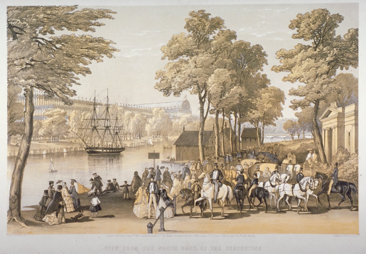 大展览会，海德公园，威斯敏斯特，伦敦，1851年。                                       作者 戴和儿子