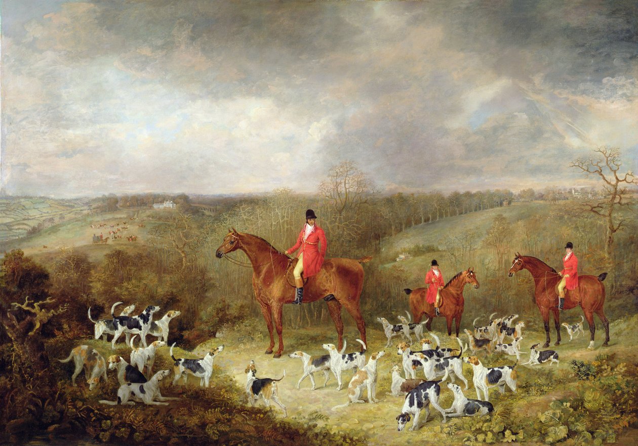 1823年，Glamis勋爵和他的Staghounds 作者 迪恩·沃尔斯滕霍姆