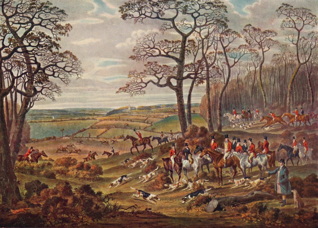 埃塞克斯·亨特（Essex Hunt），1831年，1922年 作者 迪恩·沃尔斯滕霍姆