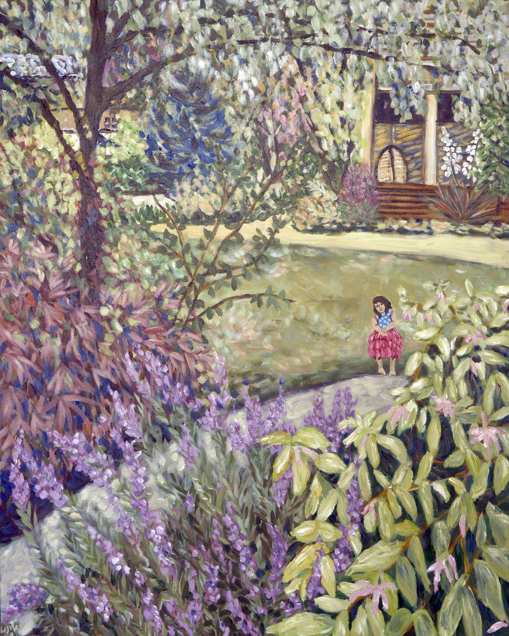 花仙子，2019（丙烯酸画布） 作者 黛博拉·伊芙·阿拉斯特拉
