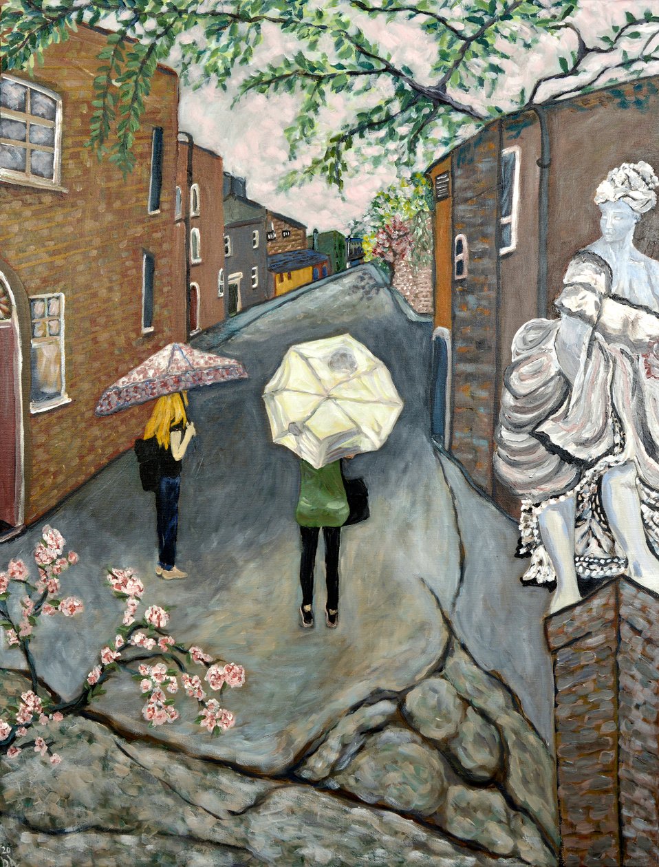 看守者》，2020 年（丙烯酸画布） 作者 黛博拉·伊芙·阿拉斯特拉