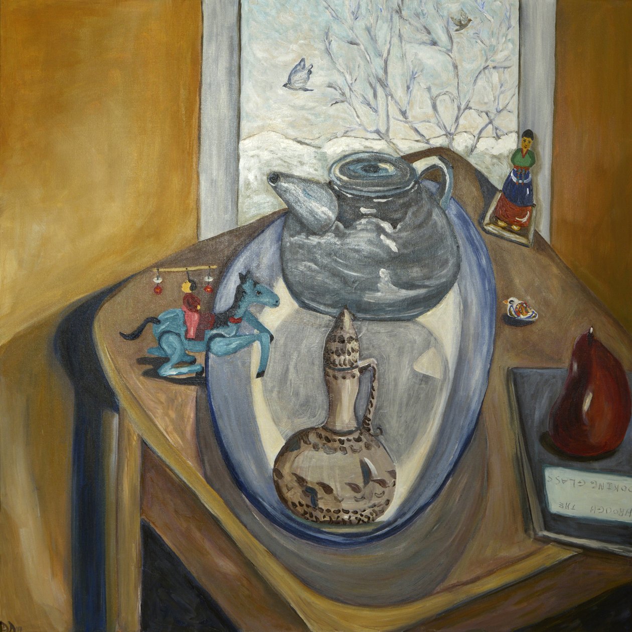 冬影，2015（丙烯酸画布） 作者 黛博拉·伊芙·阿拉斯特拉