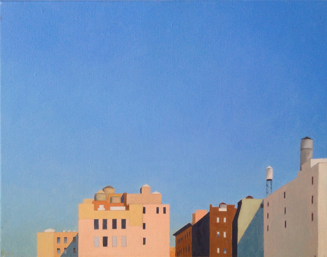 布鲁克林联合广场，2012 年（布面油画） 作者 黛博拉·史蒂文森