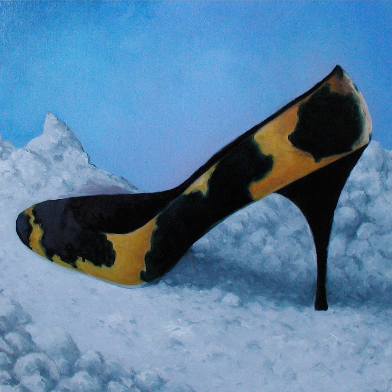 高跟鞋，2008 年（布面油画） 作者 黛博拉·史蒂文森