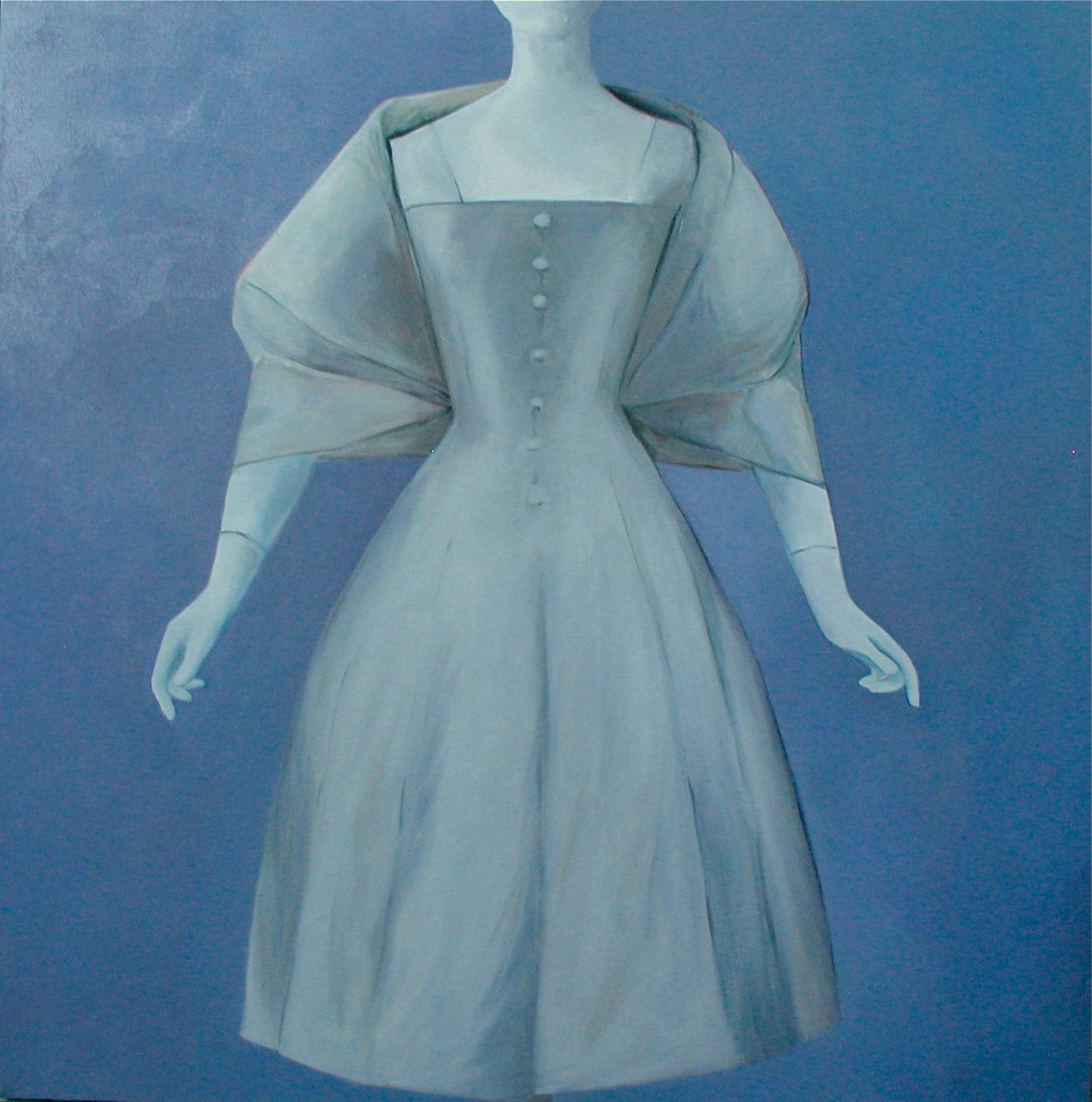 银装》，2004 年（布面油画） 作者 黛博拉·史蒂文森