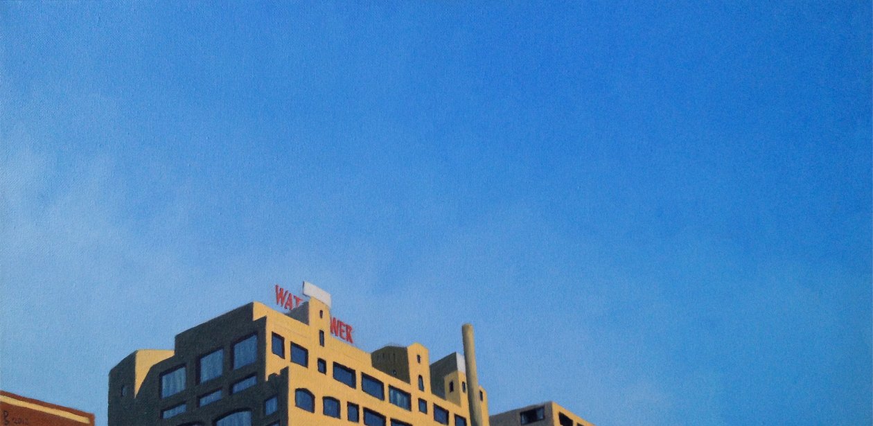 瞭望塔，2012 年（布面油画） 作者 黛博拉·史蒂文森