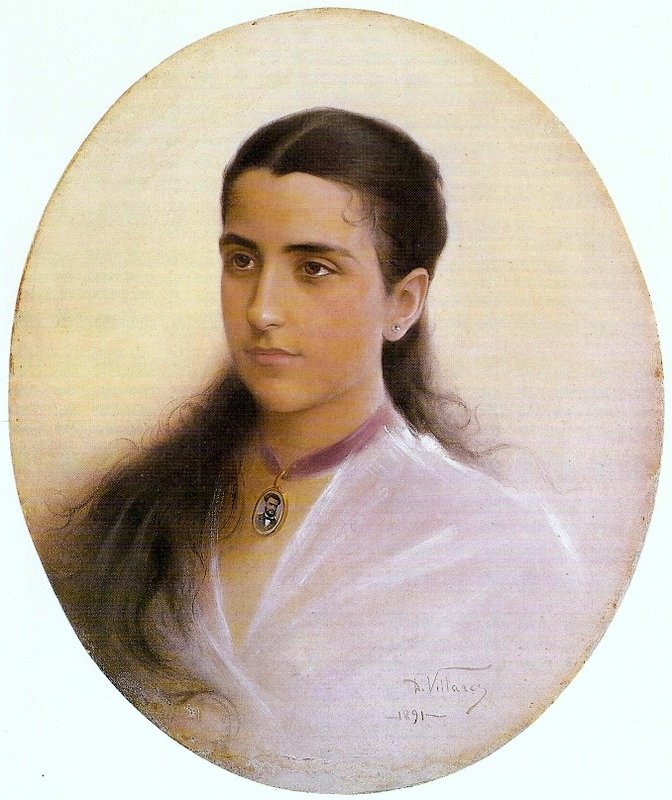 一个女人的肖像 作者 迪奥·比利亚雷斯（Decio Villares）