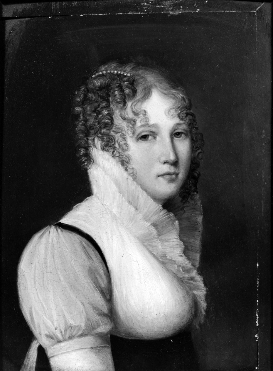 自画像 作者 Delphine de，侯爵夫人·库斯汀·萨伯伦
