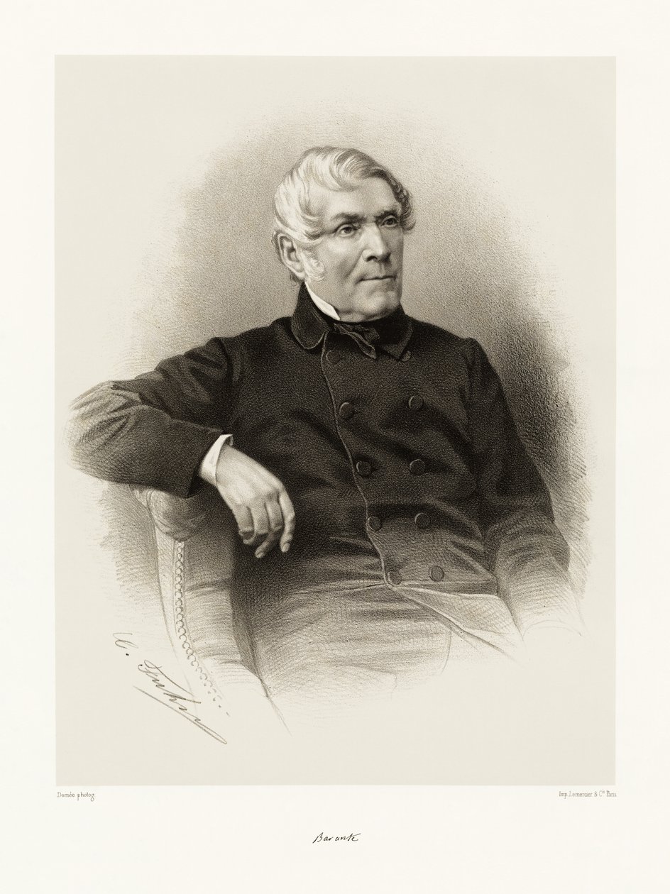 Amable GuillaumeProsperBrugière，Baron de Barante，1865-66 作者 德米