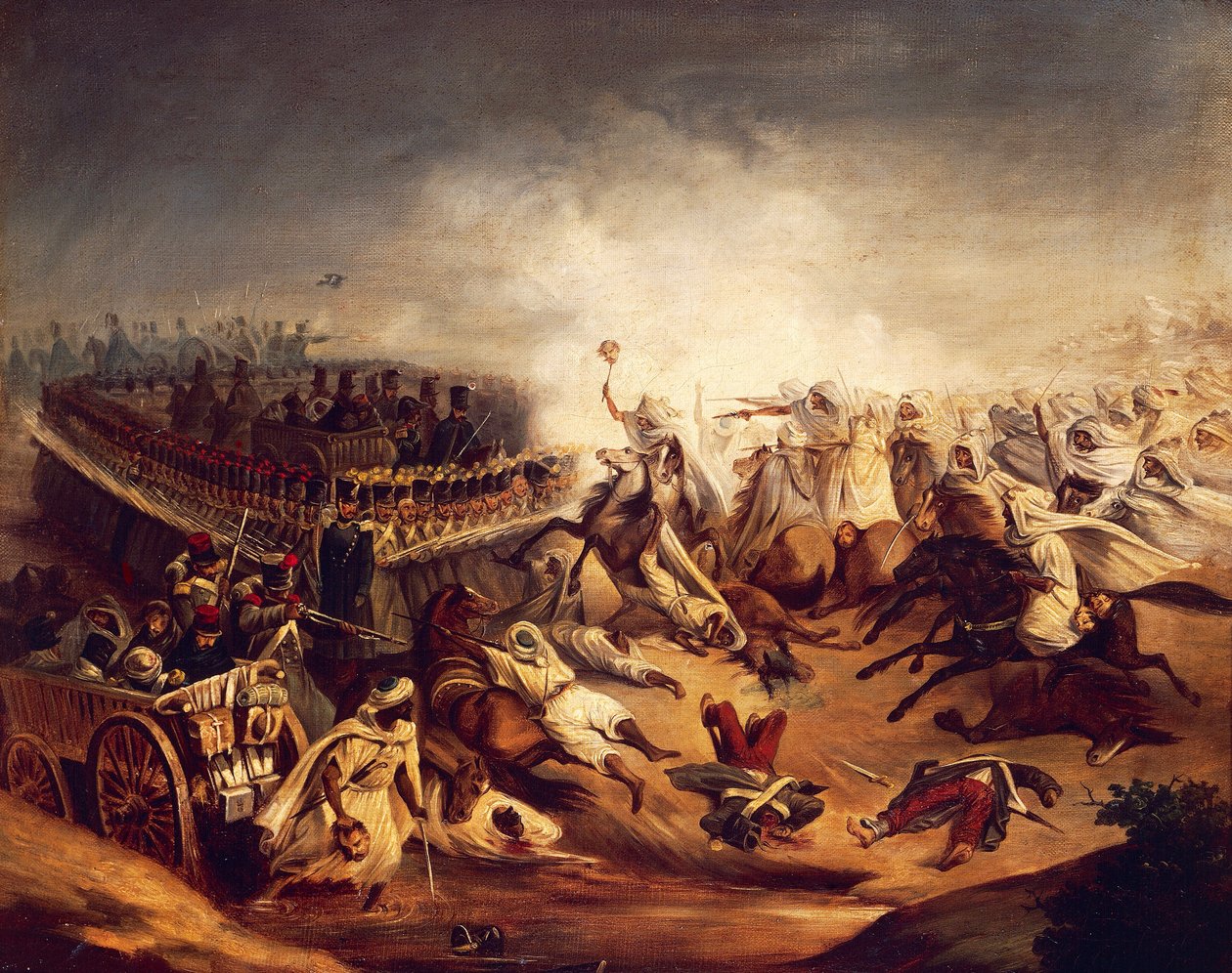 殖民战争期间阿尔及利亚人在君士坦丁的反击，1837 年 11 月，在 Denis Auguste Marie Raffet（1804-1860 年）之后 作者 丹尼斯·奥古斯特·玛丽（后）拉斐特