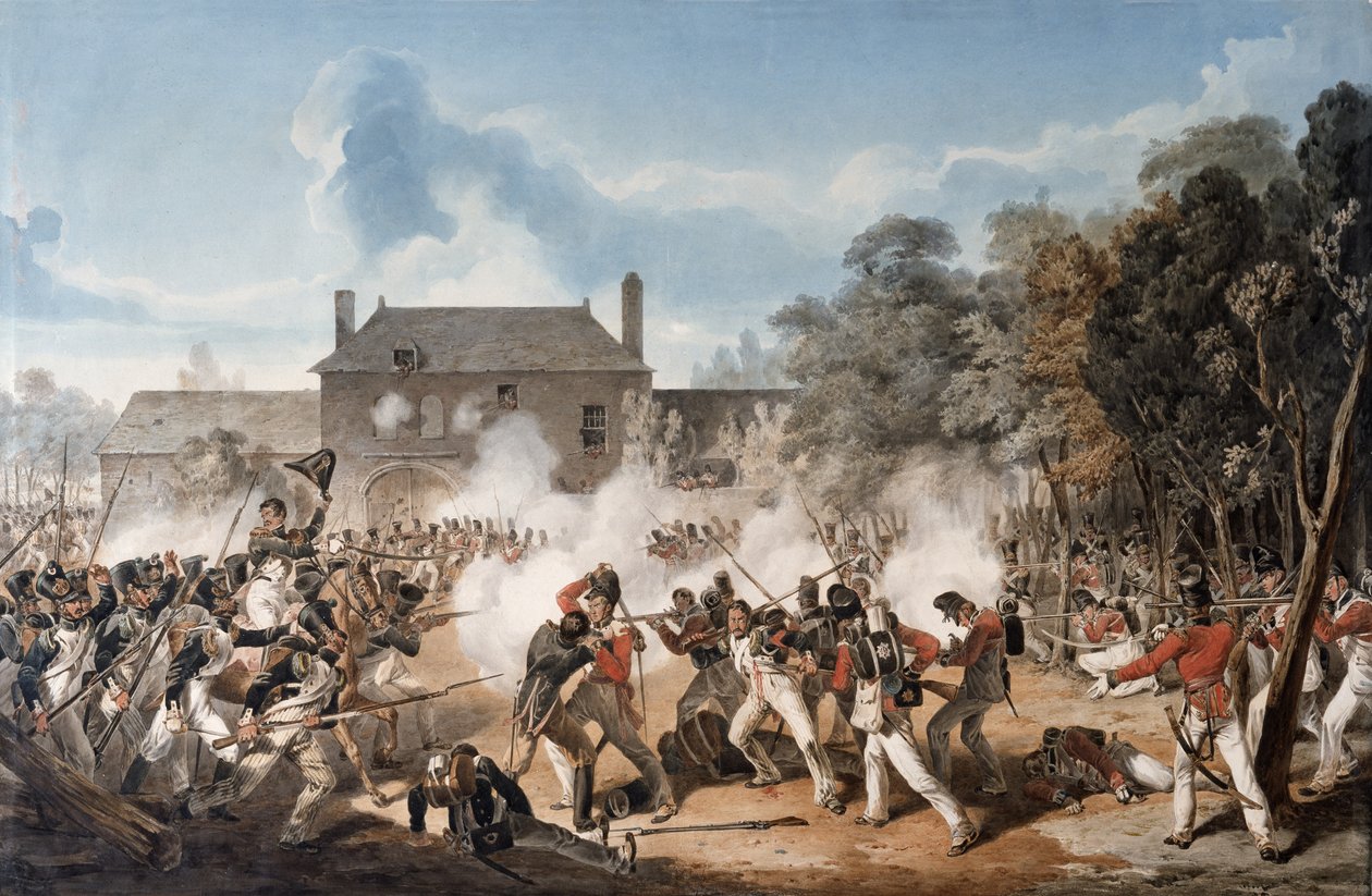 由侧翼公司，Coldstream Guards 1815，1815防御Chateau de Hougoumont 作者 丹尼斯·戴顿