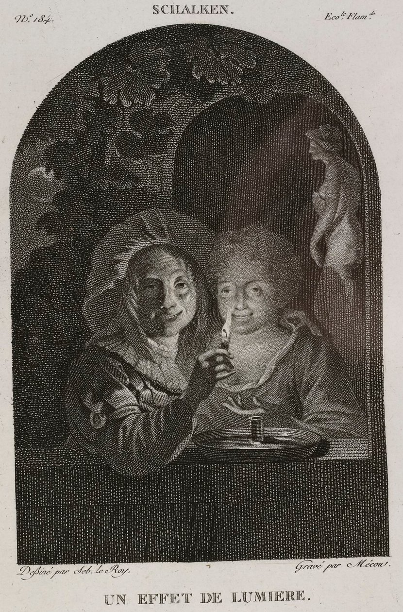 Denis-Sébastien Leroy et Mécou - 光的效果，在沙尔肯之后创作 - 1802-1815 作者 丹尼斯·塞巴斯蒂安·勒罗伊