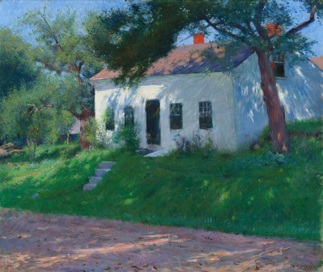 路边小屋，1889年。 作者 丹尼斯米勒地堡
