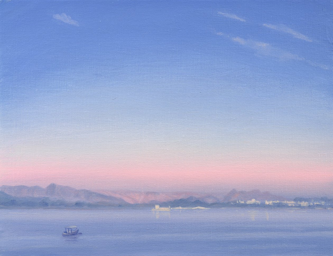 黎明在皮科拉湖 作者 德里克·哈尔