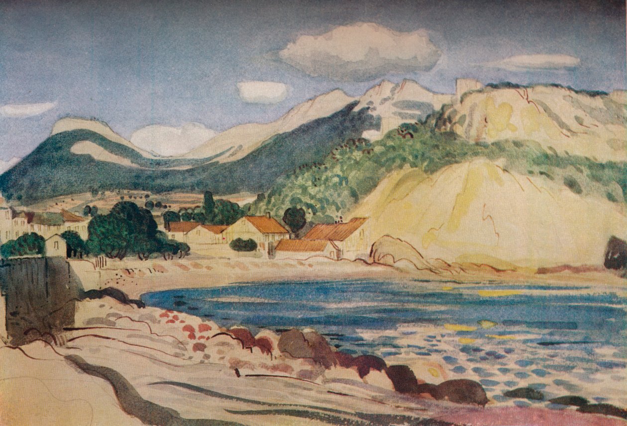 法国南部的海湾，1931年 作者 德文特·李斯