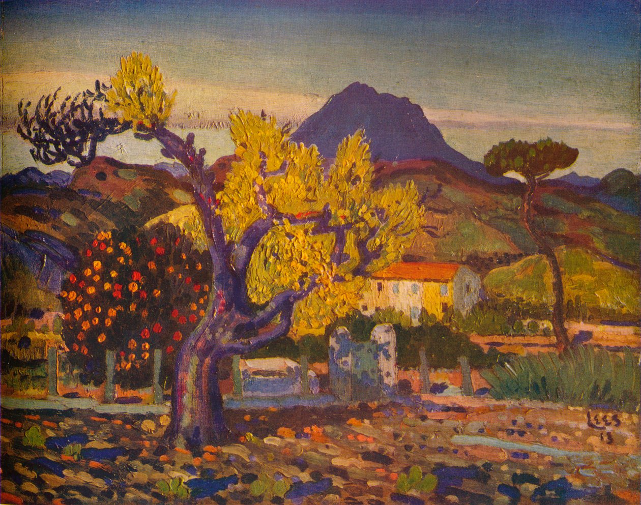 1913年开花的洋梨树1932年 作者 德文特·李斯