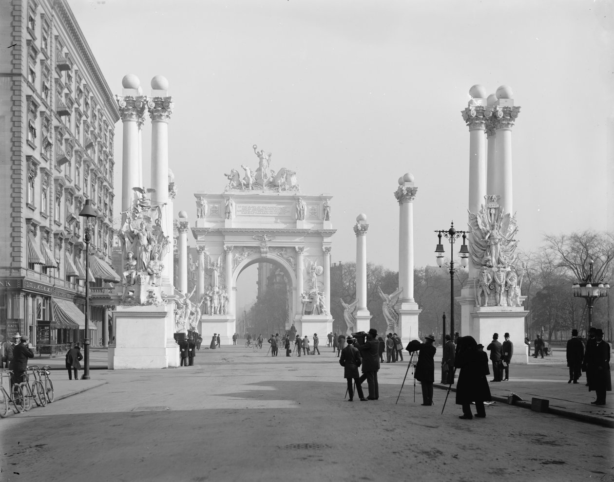 Dewey Arch，New York，NY，c.1899-1901 作者 底特律出版公司