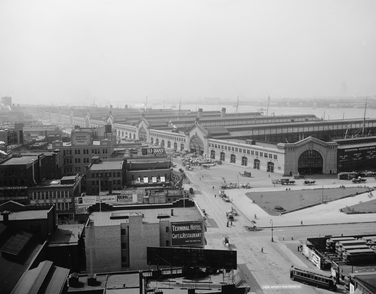 新切尔西码头，纽约，c.1900-20 作者 底特律出版公司