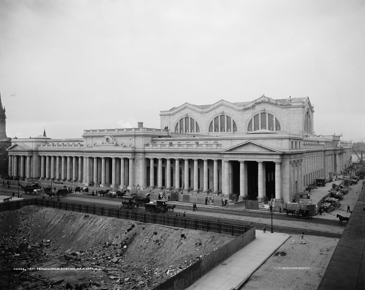 New Pennsylvania Station，New York，NY，c.1904-20 作者 底特律出版公司