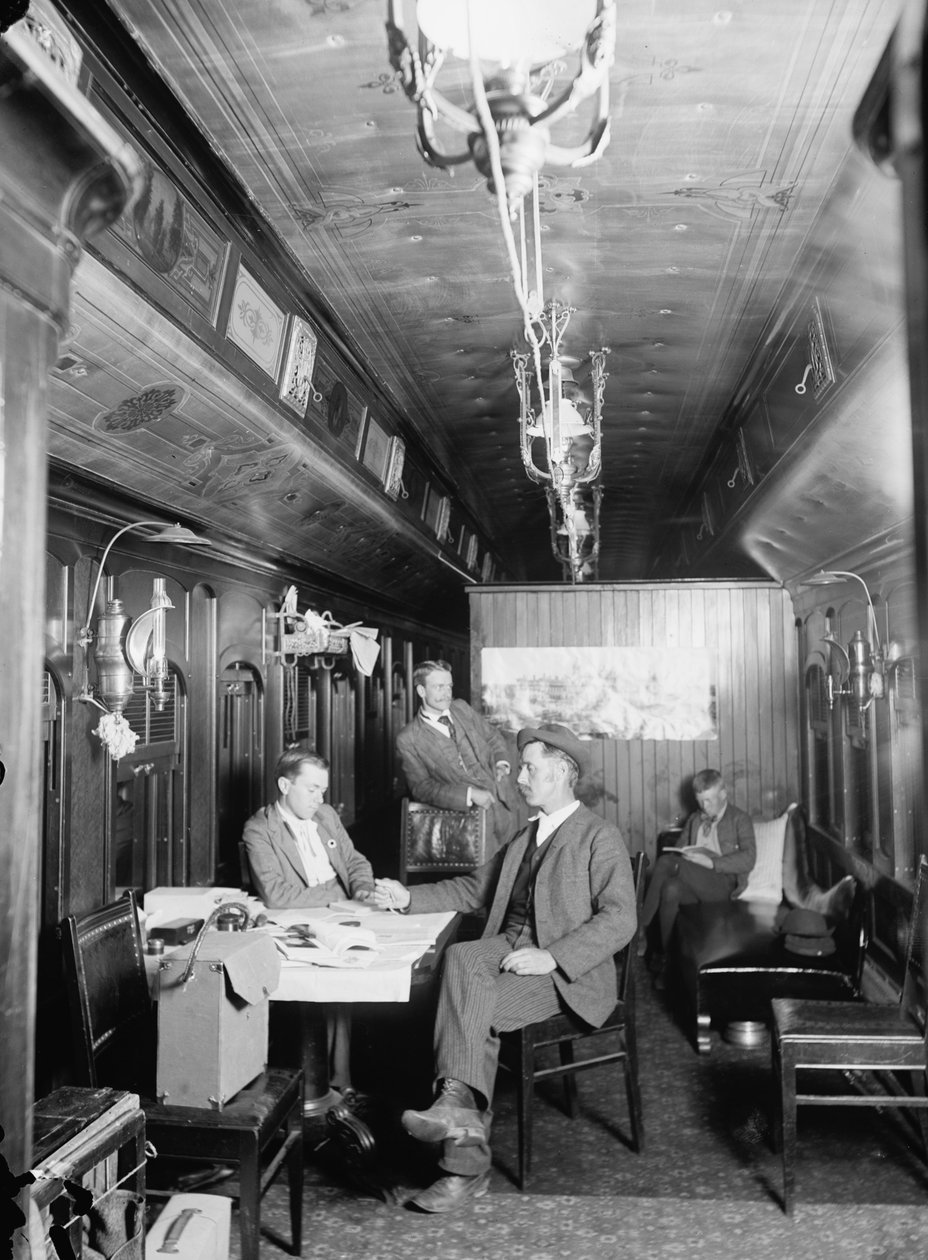 纽约中央铁路（铁路）摄影车，c.1895-1915 作者 底特律出版公司