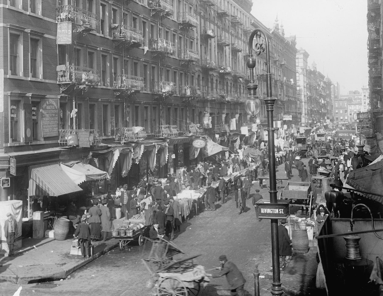 The Ghetto，纽约，纽约，c.1900-15 作者 底特律出版公司