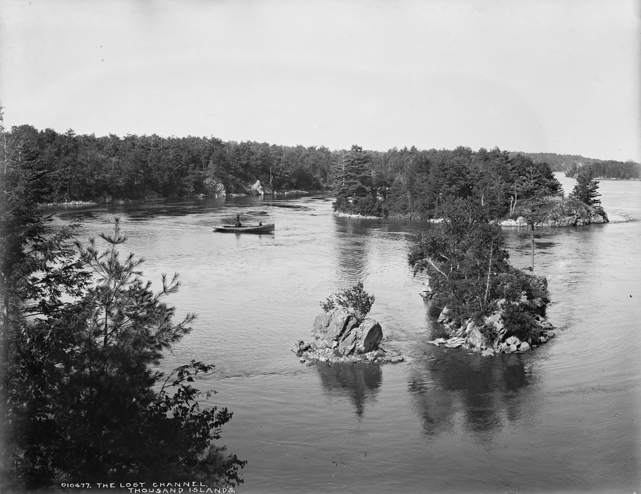 The Lost Channel，Thousand Islands，c.1890-1901 作者 底特律出版公司