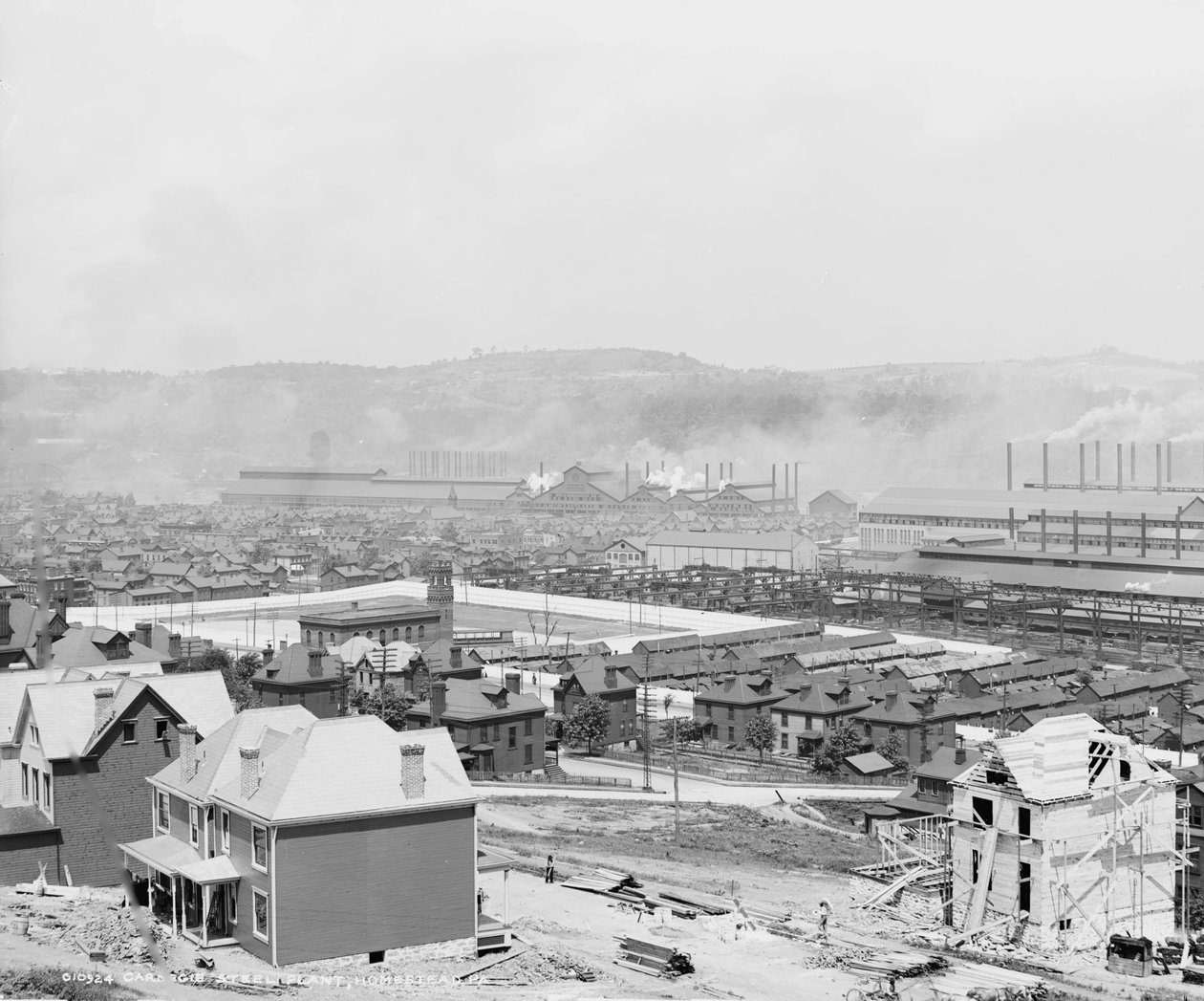 卡内基钢铁厂，家园，宾夕法尼亚州，c.1905 作者 底特律出版公司