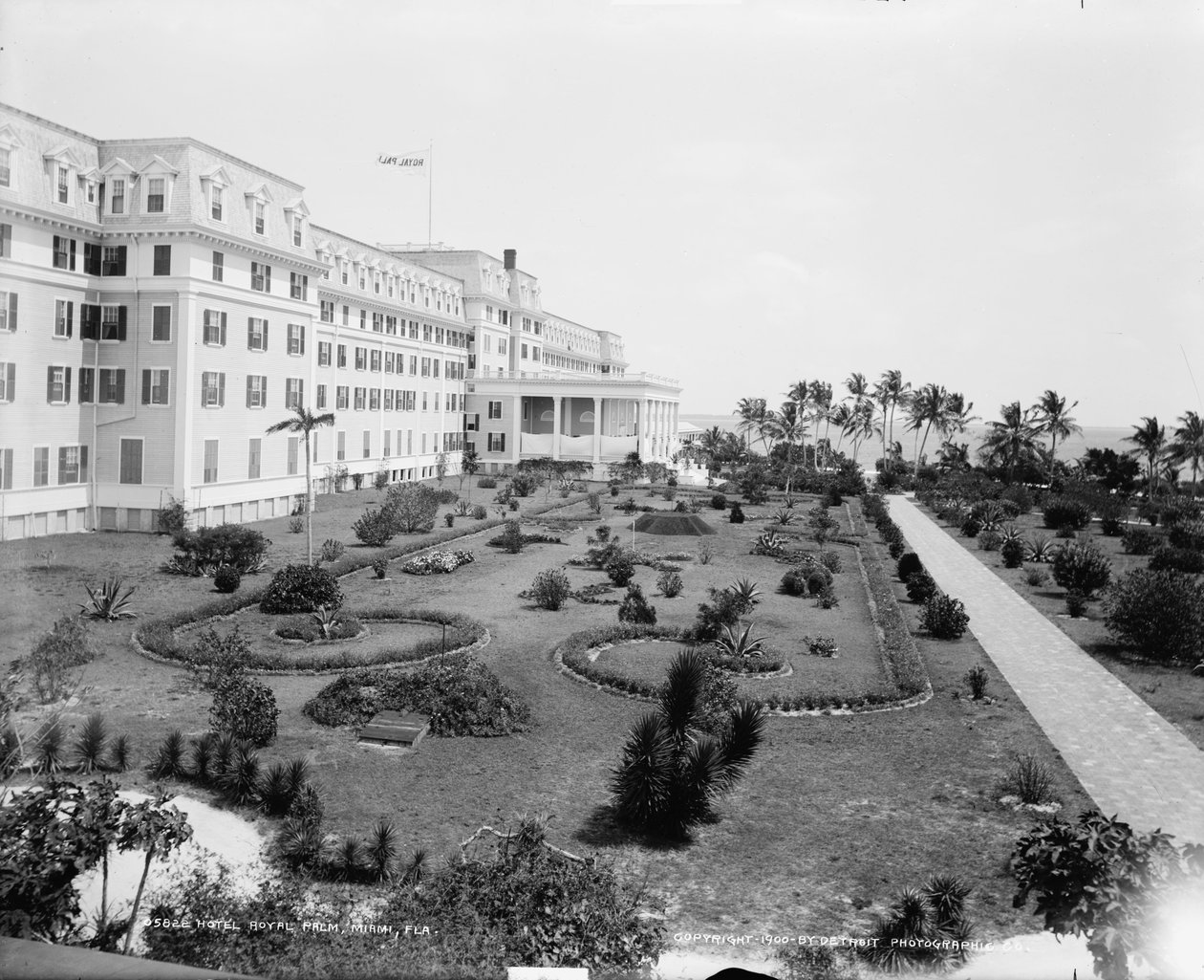 Hotel Royal Palm，Miami，Florida，c.1900 作者 底特律出版公司
