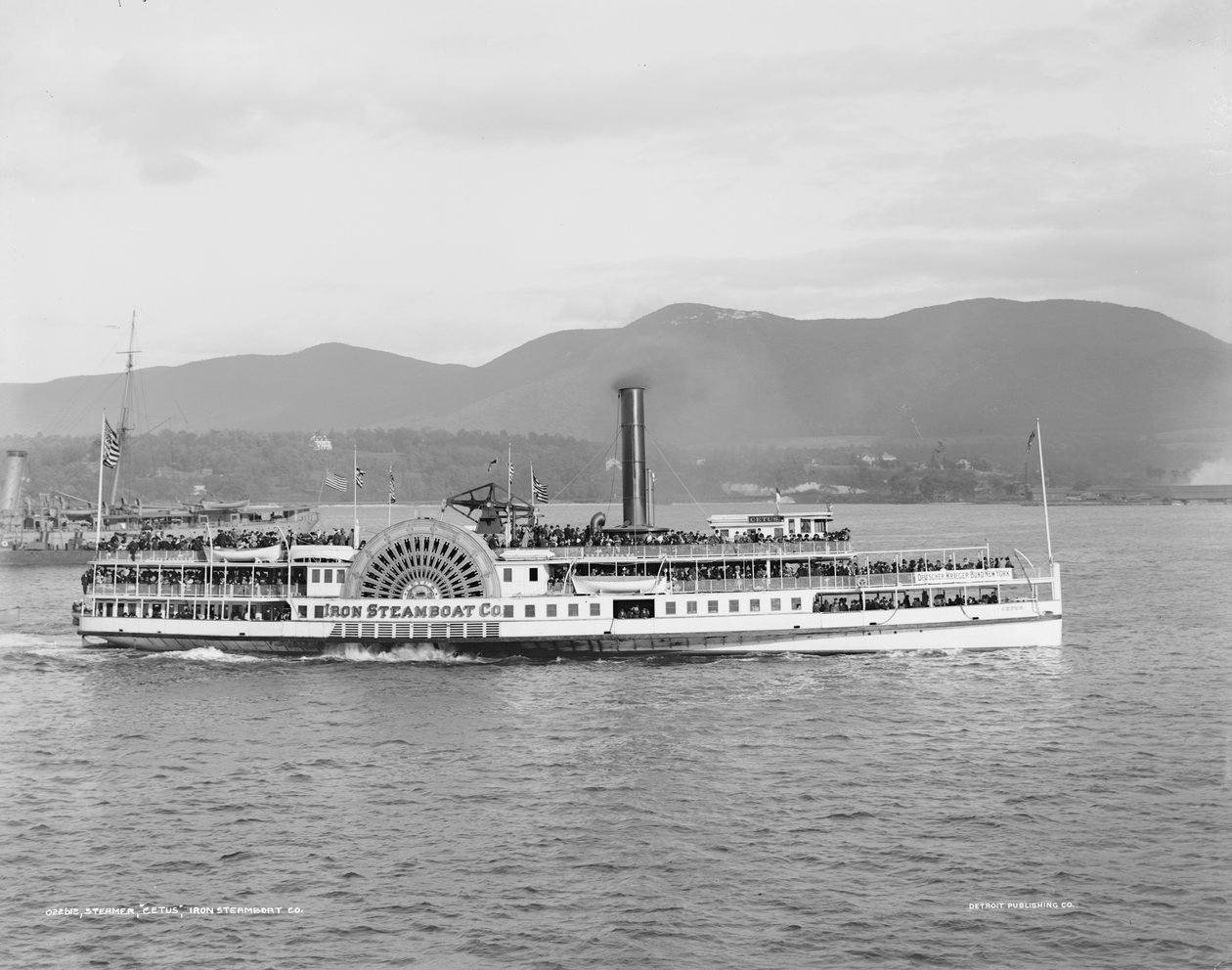 Steamer Cetus，Iron Steamboat Co. 1909 作者 底特律出版公司