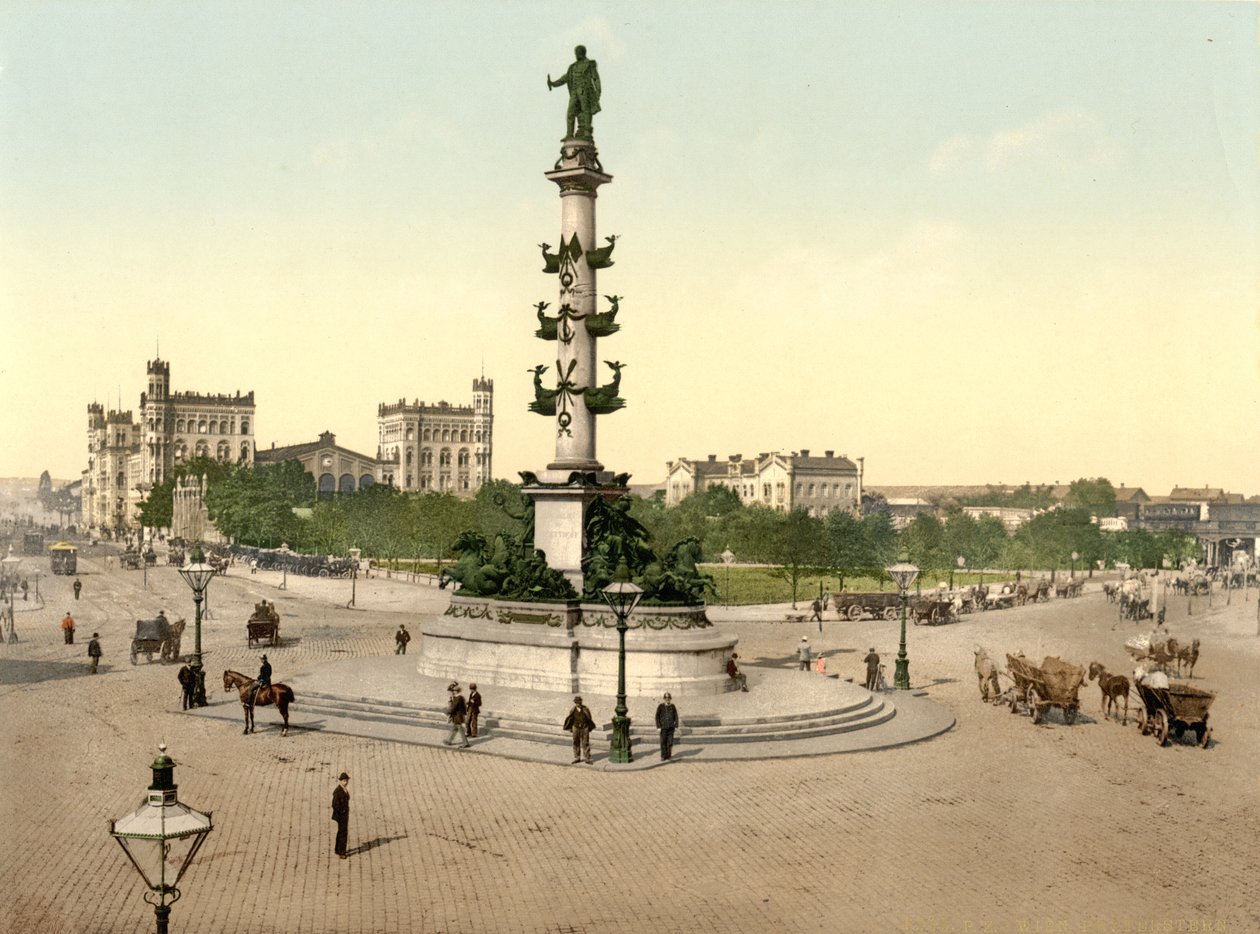The Praterstern，维也纳，奥匈帝国，约1900年 作者 底特律出版公司