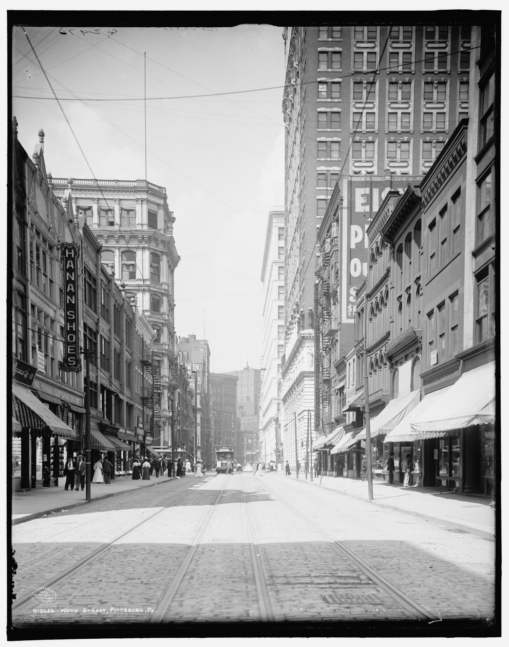 Wood Street, Pittsburgh, Pa. 作者 底特律出版公司