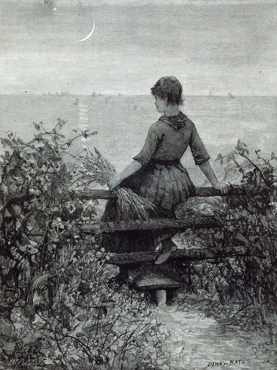 Fisher&39;s Lass，来自1888年的“休闲时光” 作者 杜威·贝茨