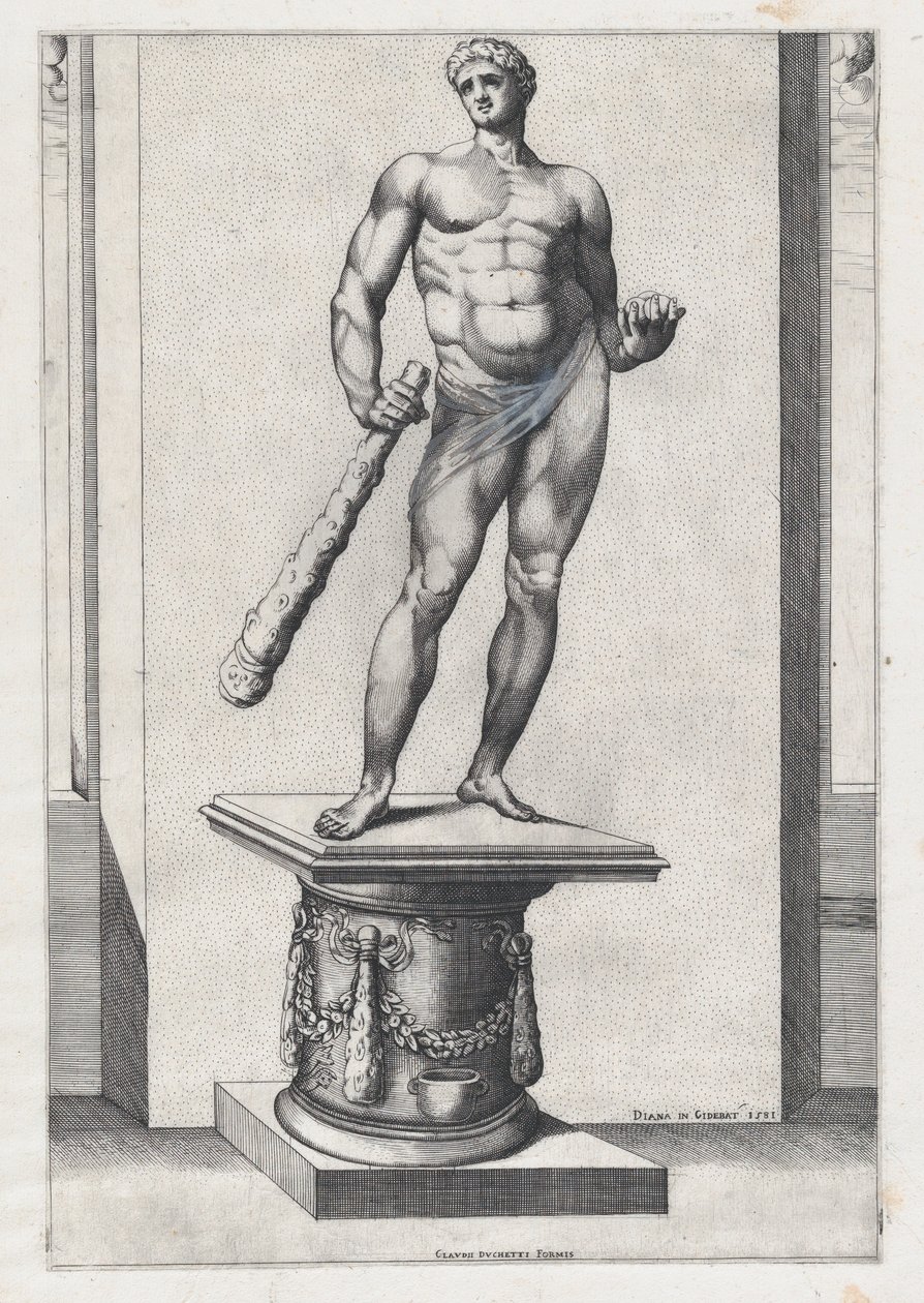 Speculum Romanae Magnificentiae: Hercules with the apples of the Hesperides, 1581., 1581. 作者 黛安娜·曼图亚纳