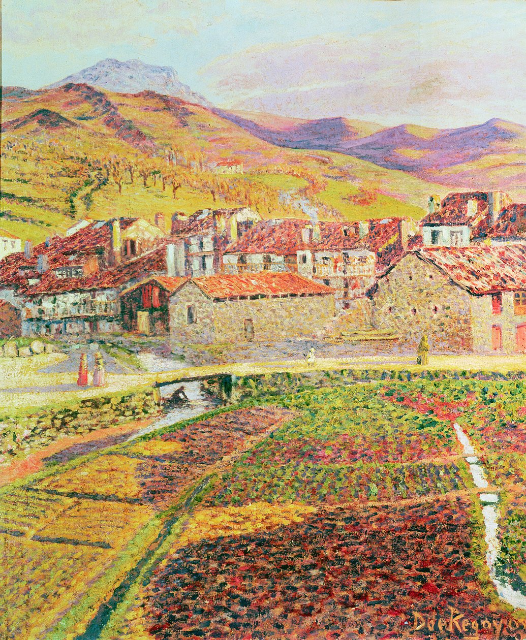 乡村 作者 Diario或Dario de Regoyos y Valdes