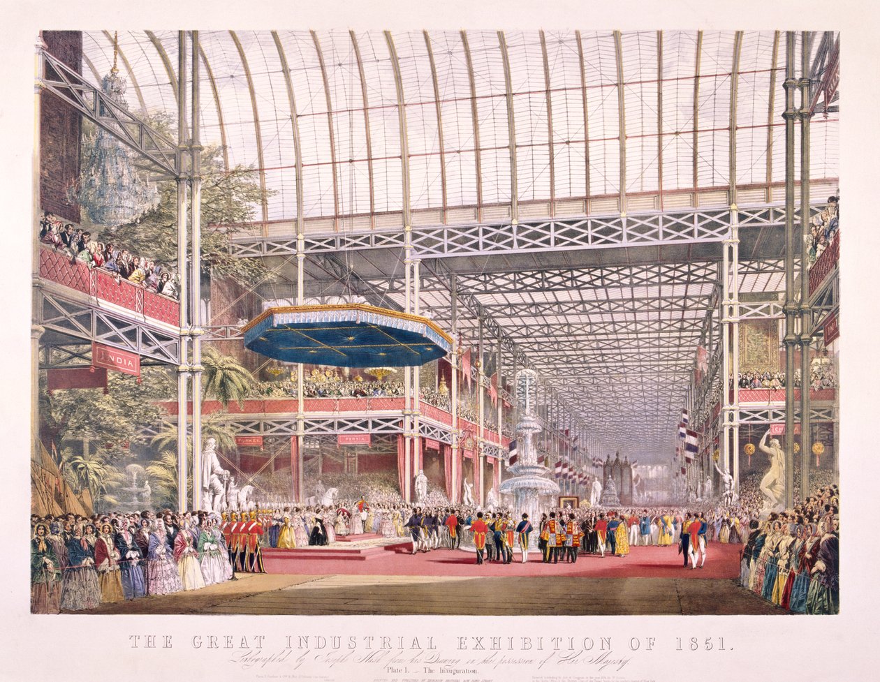 大展览会，水晶宫，海德公园，伦敦，1851年 作者 狄金森兄弟