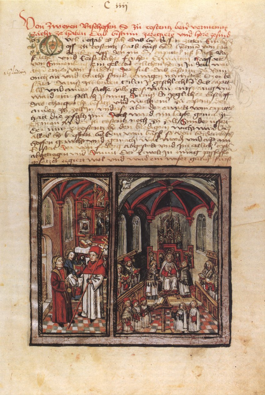 Constance diocesan 1474年的争议 作者 Diebold席林年轻