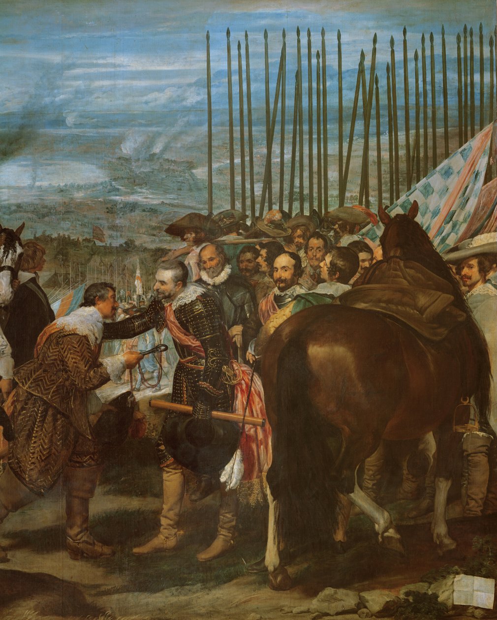 Breda的投降，1625年，c.1635油画布细节30730 作者 迭戈委拉斯开兹