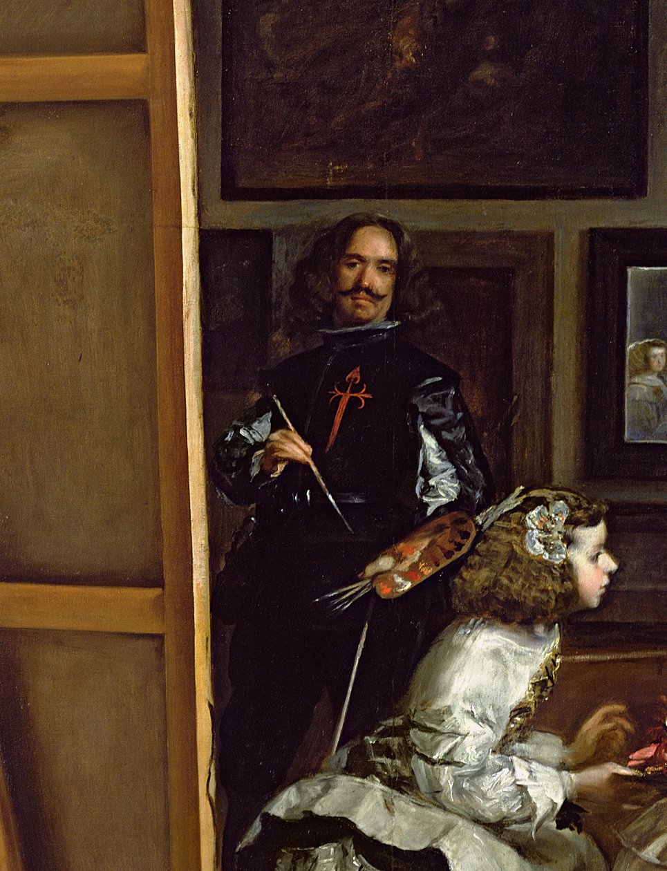 Las Meninas或Philip IV家族，c.1656（详情405） 作者 迭戈委拉斯开兹