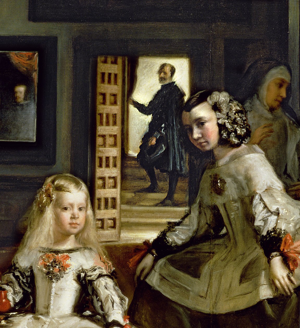 Las Meninas或Philip IV家族，c.1656（详情405） 作者 迭戈委拉斯开兹