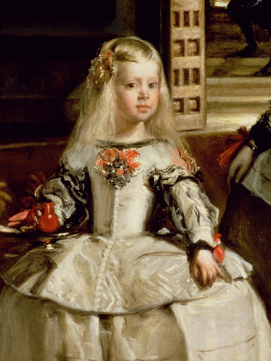 Las Meninas或Philip IV家族，c.1656（详细） 作者 迭戈委拉斯开兹