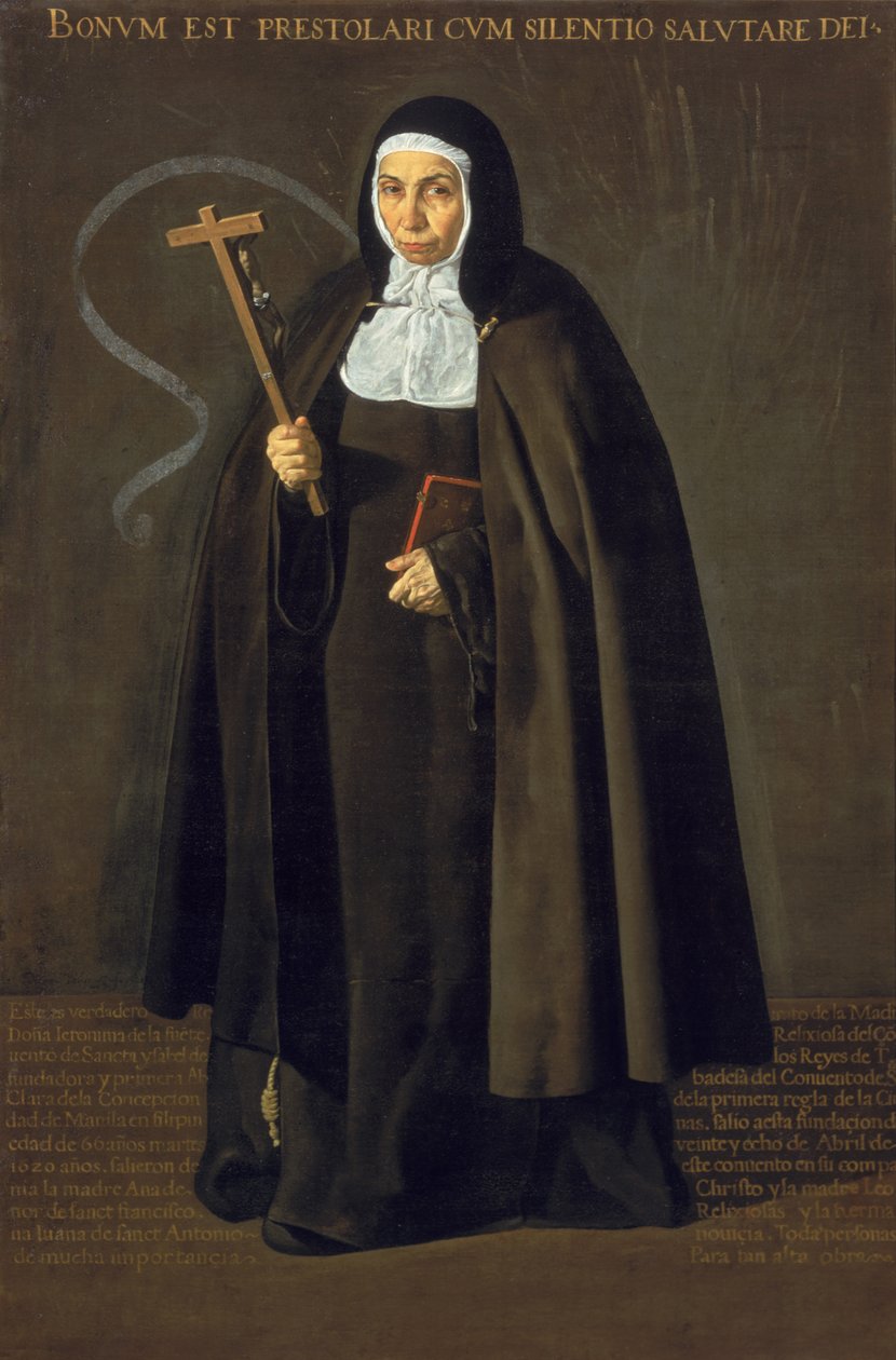 母亲Maria Jeronima de la Fuente，1620 作者 迭戈委拉斯开兹