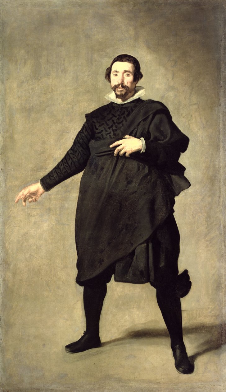 Buffoon Pablo de Valladolid的画象，c.1632 作者 迭戈委拉斯开兹