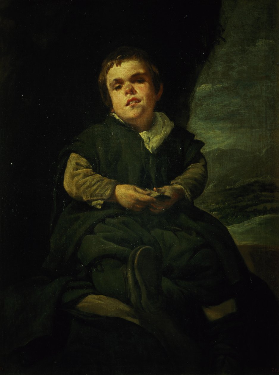 法院矮人Don Francisco Lezcano称为“El Nino de Vallecas”，1637年 作者 迭戈委拉斯开兹