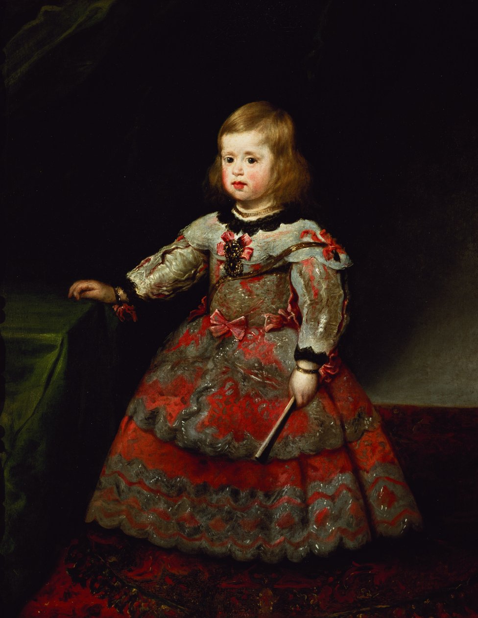 作为一个孩子，奥地利的Infanta Maria Margarita（1651-73） 作者 迭戈委拉斯开兹