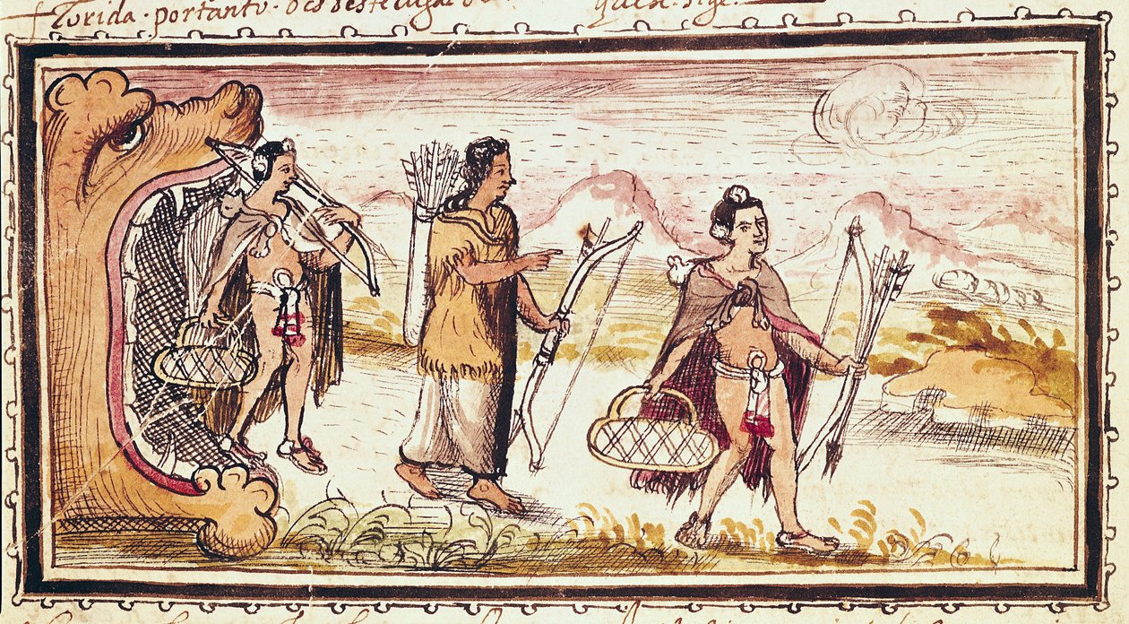 亨特，1579年 作者 迭戈·杜兰（Diego Duran）