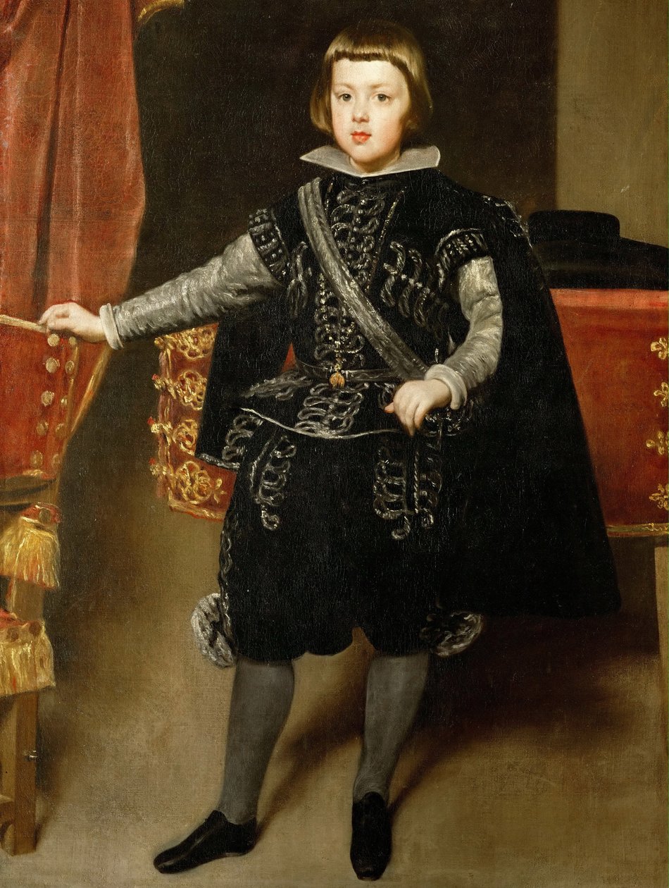 巴洛克风格:婴儿巴尔塔萨-查尔斯(1629-1646)的画像 par Velazquez, Diego (1599-1660), c. 1640.布面油画 作者 迭戈委拉斯开兹