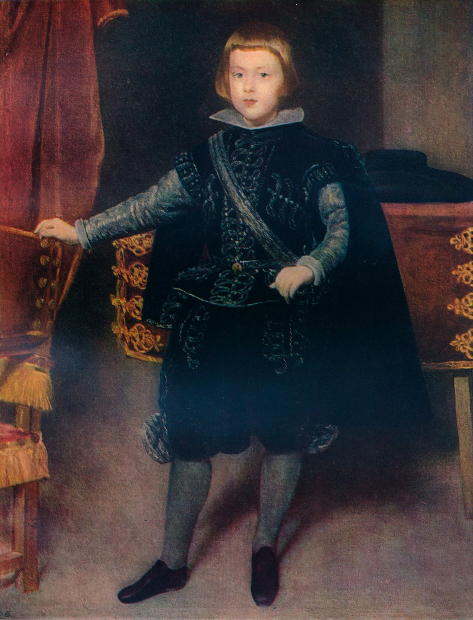 婴儿Baltasar Carlos 1629-1646，1639年c1927 作者 迭戈委拉斯开兹