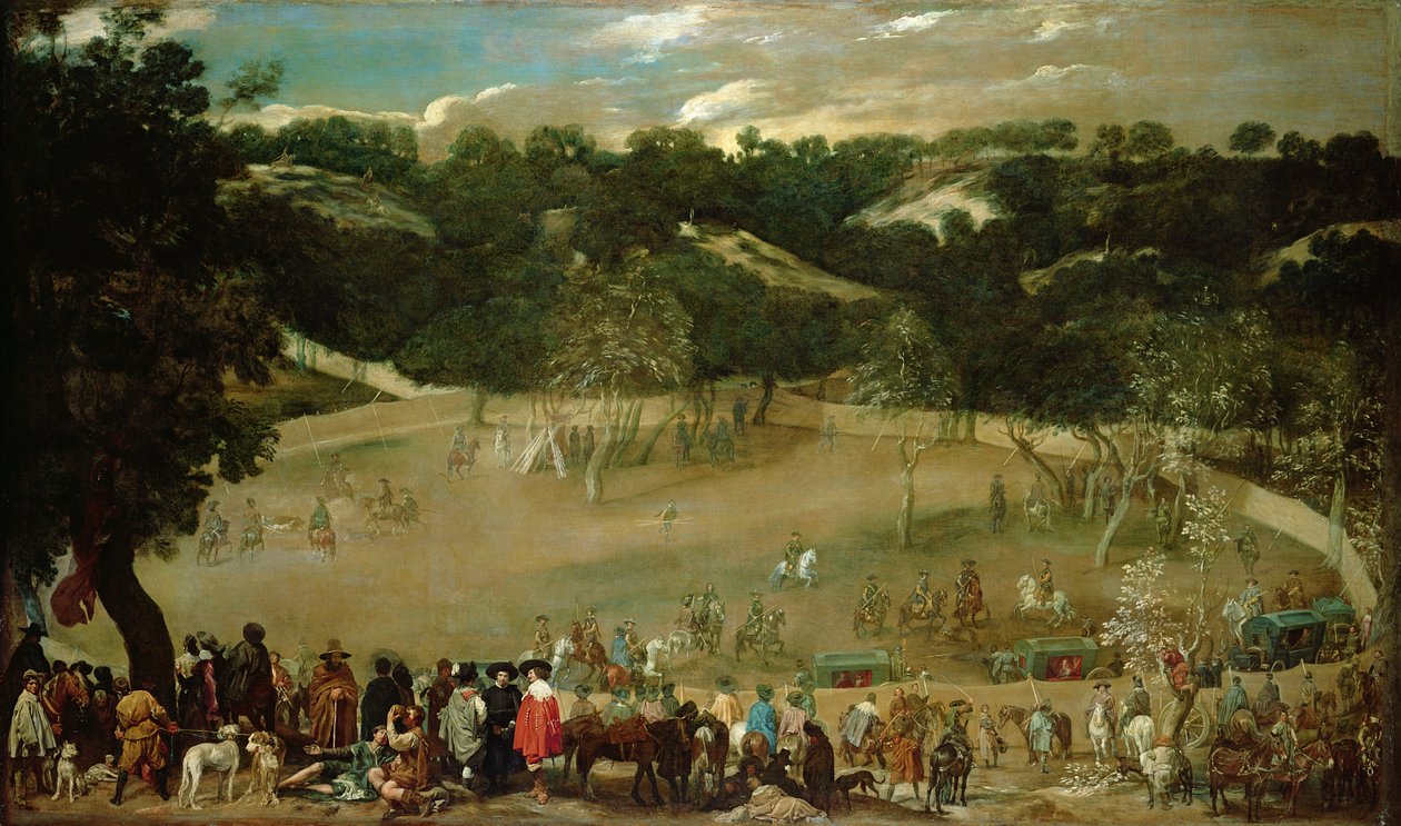菲利普四世狩猎野猪（La Tela Real），c.1632-7 作者 迭戈委拉斯开兹